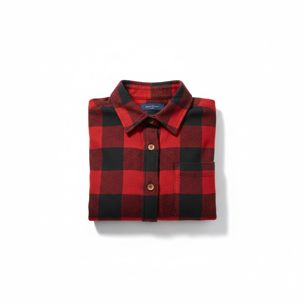 Red Plaid Flannel Shirt