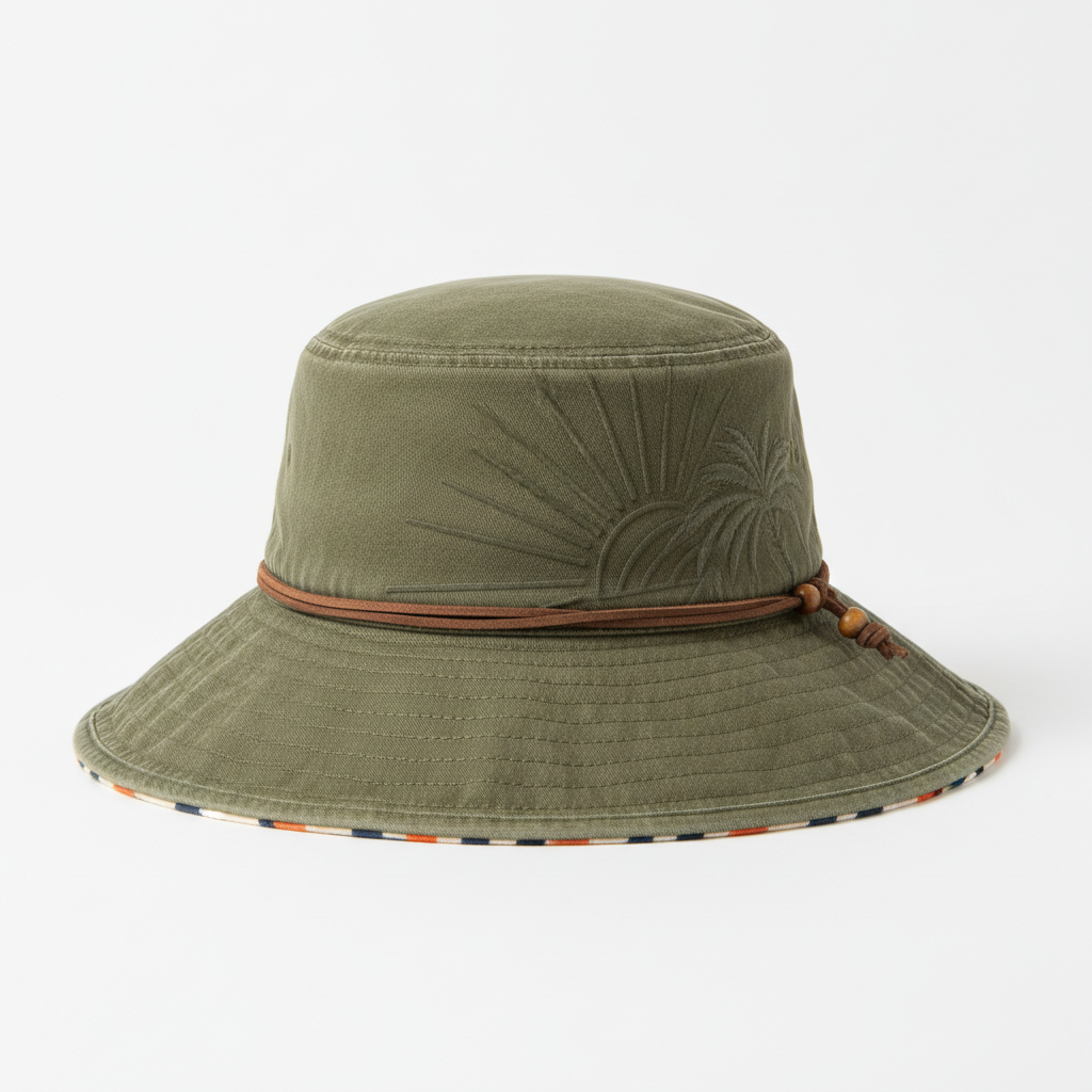 Olive Green Bucket Hat