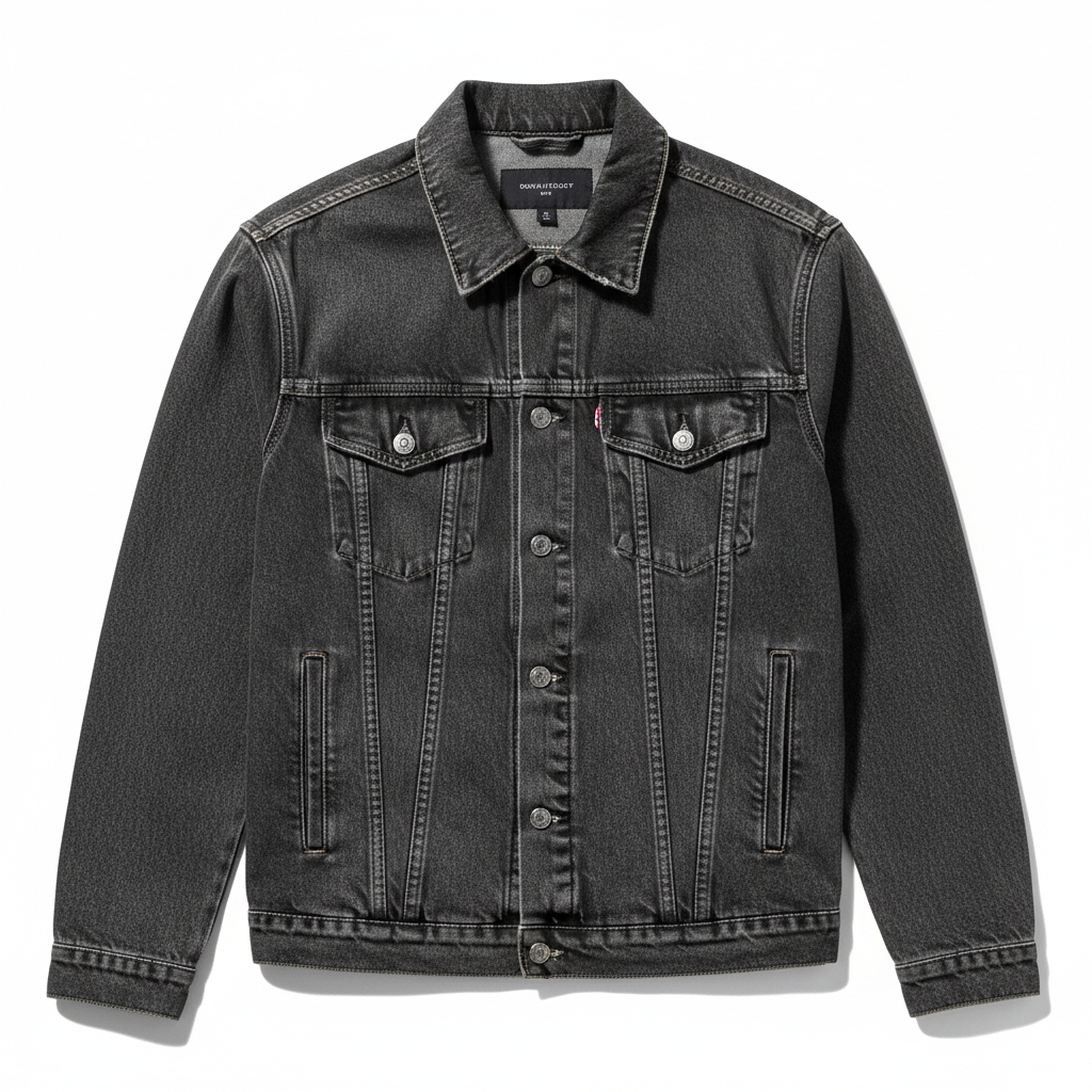 Dark Grey Denim Jacket