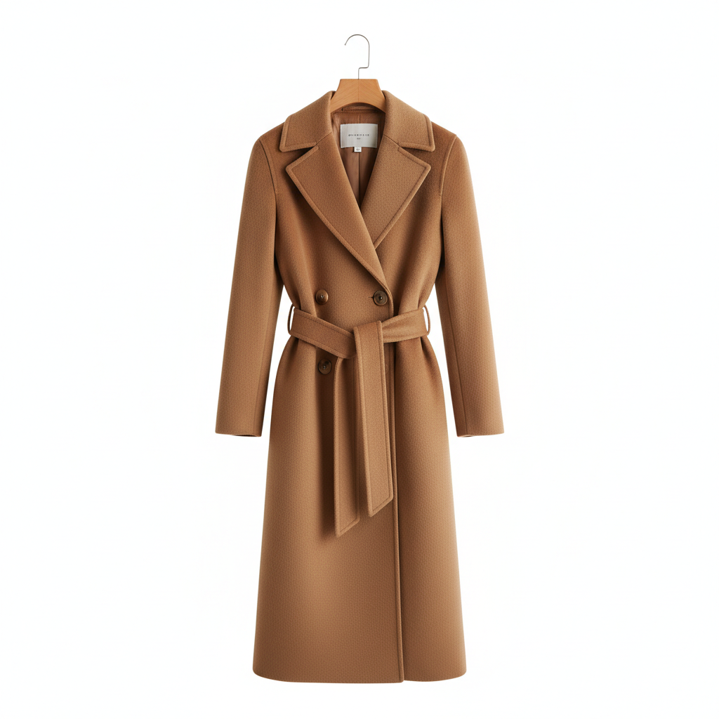 Camel Wool Blend Overcoat